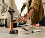 Joseph Joseph 10542 Elevate Slim Utensil Set with Ultra-Compact Storage Stand (4 Pieces)