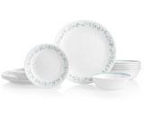 Corelle Livingware 18-Piece Dinnerware Set, Country Cottage, Service for 6 (1122070)