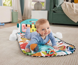 Fisher-Price Glow And Grow Kick & Play Piano Gym Baby Playmat With Musical Learning Toy