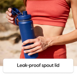 Takeya 51028 Actives Insulated Stainless Water Bottle with Insulated Spout Lid, 32oz, Teal