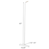 Yamazaki Home Leaning Slim Hanger, Space Saving | Steel | Coat Rack, One Size, White