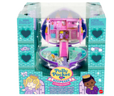 Polly Pocket Keepsake Collection Starlight Castle Compact, Enchanted Castle Theme, Special Box, Polly & Prince dolls, Carriage, Swan & Unicorn Figures, Collectible Gift
