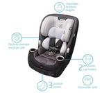 Maxi-Cosi Pria 3-in-1 Convertible Car Seat, Blackened Pearl