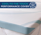 TEMPUR-Adapt + Cooling 3-Inch Queen Mattress Topper, Medium Luxury Premium Foam, Washable Cover