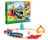 BRIO 33974 World-Smart Tech Sound-Action Tunnel Circle Set