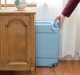 SPORT PET Plastic Kennels Rolling Plastic Wire Door Travel Dog Crate, Collabsible Kennel