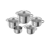 ZWILLING Joy 5 Pc Cookware Set - 16 Cm Saucepan No Lid, 20 Cm Stew Pot, 16 Cm, 20 Cm, 24 Cm Stock Pot