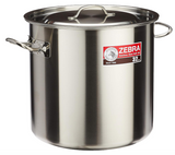 Zebra Stainless Steel Stock Pot, 32cm