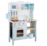 New Classic Toys 11065 Modern Electric Cooking Kitchenette, Blue