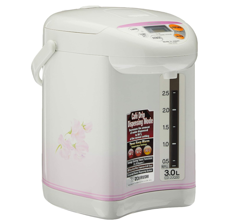 Zojirushi CD-JUQ30FS Electric Airpot, 3.0L Sweet Pea Main image