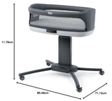 Chicco Close to You SE Bedside Bassinet - Charcoal | Grey