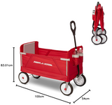Radio Flyer RF3950 Folding Wagon for kids and cargo, Red
