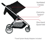 Britax B-Lively Stroller, Raven