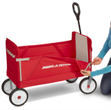 Radio Flyer RF3950 Folding Wagon for kids and cargo, Red