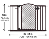 Summer Infant Modern Home Decorative Walk Thru Gate Espresso