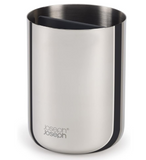 Joseph Joseph 70580 EasyStore Luxe Stainless Steel Toothbrush Caddy, Silver