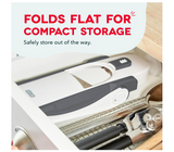 DASH Safe Slice Mandoline With Thickness Adjuster, Grey, Adjustable Size, DSM100