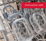 Rubbermaid Brilliance Storage 14-Piece Plastic Lids | BPA Free, Leak Proof Food Container, Clear