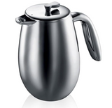 Bodum 1303-16 Columbia Double Wall 3 Cup Coffee Maker, Chrome