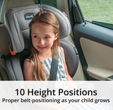 Chicco KidFit ClearTex Plus 2-in-1 Belt Positioning Booster Car Seat - Drift