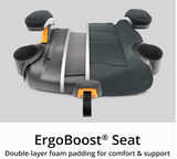 Chicco KidFit ClearTex Plus 2-in-1 Belt Positioning Booster Car Seat - Drift