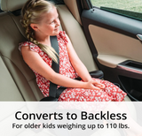 Chicco KidFit ClearTex Plus 2-in-1 Belt Positioning Booster Car Seat - Drift