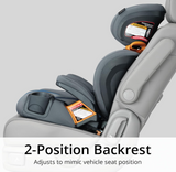 Chicco KidFit ClearTex Plus 2-in-1 Belt Positioning Booster Car Seat - Drift