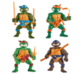 Teenage Mutant Ninja Turtles: Classic 4" Turtles 4-Pack Figure Bundle by Playmates Toys