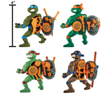 Teenage Mutant Ninja Turtles: Classic 4" Turtles 4-Pack Figure Bundle by Playmates Toys