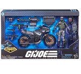 G.I. Joe Classified Series #127, Night Force Jason "Shockwave" Faria & Night Pursuit Cycle, Collectible 6 Inch Action Figure, Vehicle & 17 Accessories