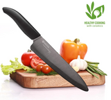 Kyocera Professional Chef's Knife, Black Blade, 7Inch