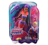 Mermaid Barbie 'Brooklyn' Doll Age 3+ with Phoenix Pet and Accessories, Mermaid Toys with Interchangeable Fins