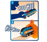 BRIO 33972 Action Tunnel Travel Set - Kids Creative Building Toys and Wooden Toy Train Sets and Wooden Tracks FSC 100% Sustainable | Smart-Tech Sound Tech Toy Full Set