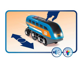 BRIO 33972 Action Tunnel Travel Set - Kids Creative Building Toys and Wooden Toy Train Sets and Wooden Tracks FSC 100% Sustainable | Smart-Tech Sound Tech Toy Full Set