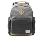 Eddie Bauer Bridgeport Places And Spaces Backpack Diaper Bag, Grey