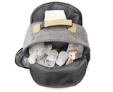 Eddie Bauer Bridgeport Places And Spaces Backpack Diaper Bag, Grey