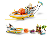 LEGO Sonic The Hedgehog Tails Adventure Boat Interactive Collecting Toy, Video Game Character Figures and Waterskis, Gamer Gift for Boys and Girls