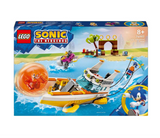 LEGO Sonic The Hedgehog Tails Adventure Boat Interactive Collecting Toy, Video Game Character Figures and Waterskis, Gamer Gift for Boys and Girls