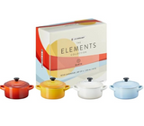 Le Creuset The Elements Collection Cocotte Pot Set (4 Pieces)