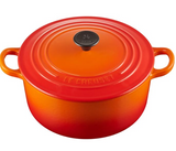 Le Creuset Round French Oven Casserole, 24cm, Flame
