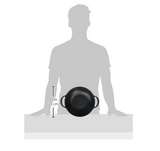 Le Creuset Cast Iron Balti Dish, 24cm, Soleil