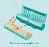 Hape Learn With Lights Harmonica Green