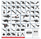 Military Base Army Base Building Blocks Sets WW2 Battle Brick Armory Swat Team Weapons Pack Toys Compatible with Lego(568 Pcs), No box