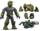 Mega Halo Infinite Building Toys Set, Floodgate Firefight with 634 Pieces, 4 Micro Action Figures, Poseable Articulation, Accessories, Kids or Adult