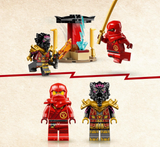 LEGO NINJAGO Kai&Ras's Car&Bike Battle 71789 Building Toy Set (103 Pcs),Multicolor