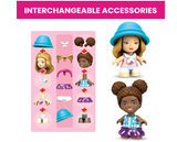 MEGA Barbie Camper Building Toy Vehicle Playset, Adventure DreamCamper with 123 Pieces, 2 Micro-Dolls, Accessories, Pets and Furniture