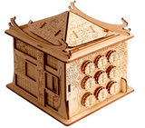 ESC WELT House of Dragon Puzzle Box - Escape Room in a Box - Brain Teaser Games for Adults - 3d Board Games with Hidden Compartment - Gift Box - Cash Puzzles Money Box - Wooden Board Game for Adults