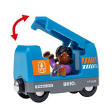 BRIO 33973 Smart Tech Sound Action Tunnel Station | Wooden Toy Train Set for Kids Age 3 and Up