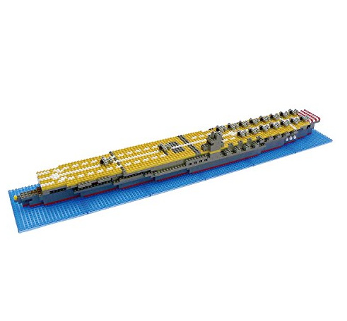 Nanoblock NB-005 Japanese Navy Aircraft Carrier Akagi Micro Sized Building Blocks Main image