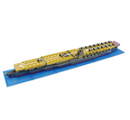 Nanoblock NB-005 Japanese Navy Aircraft Carrier Akagi Micro Sized Building Blocks